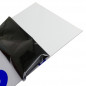 Preview: Weiß lackiertes Aluminiumblech RAL 9016 mit Schutzfolie Preview: Weiß lackiertes Aluminiumblech RAL 9016 mit Schutzfolie